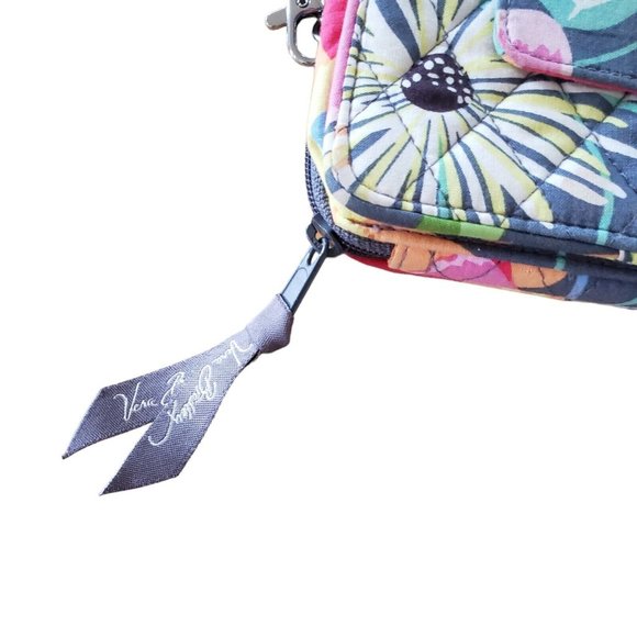 Vera Bradley Wristlet Jazzy Blooms Wallet Floral Colorful Please See Description - Picture 2 of 8